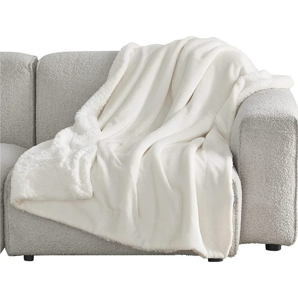 New Sherpa Fleece Throw Blanket for Couch -  Thick Fuzzy Warm Soft Blank… - Picture 5 of 9